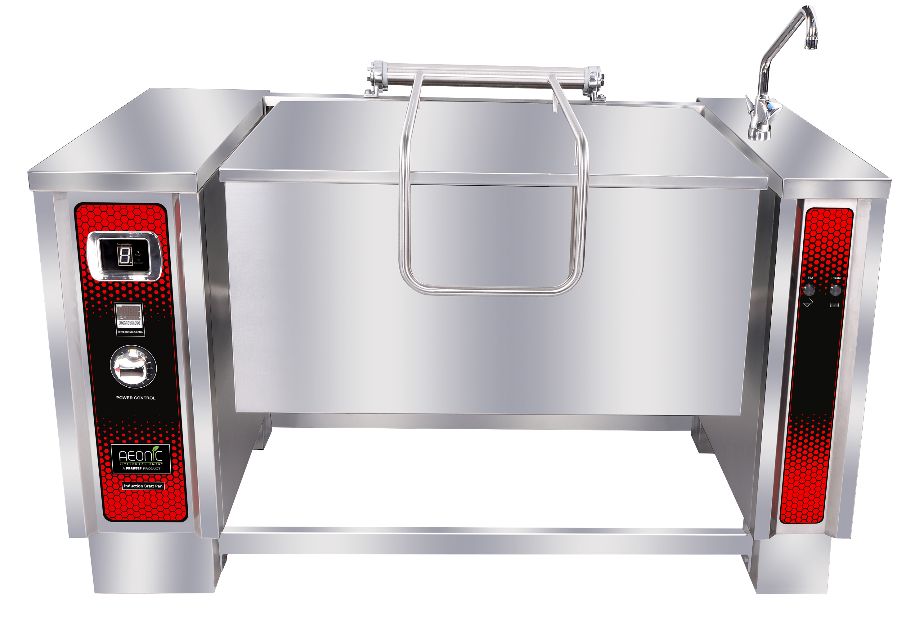 Commercial Induction Tilting Bratt Pan / Braising Pan